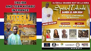 Jaliba And Team KITABU In FRANCE