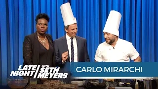 Leslie Jones and Seth Make Seafood with Carlo Mirarchi