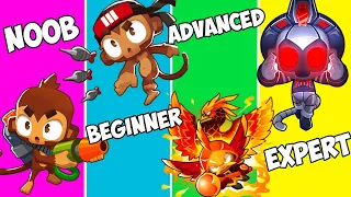 Noob, Beginner, Advanced, Expert - BTD6 Strategies