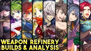 Eliwood, Nino, Tharja, Seth, Niles, Oboro, Hinata & Amelia Builds & Weapon Refine Review - FEH