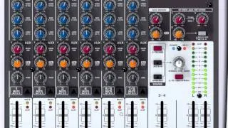 Funciones de la consola Behringer Xenix 1204 USB