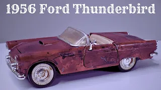 Restoration Repair Damaged Diecast 1956 Ford Thunderbird  Resurrection