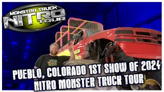 FIRST SHOW OF 2024! Pueblo, CO (Monster Truck Nitro Tour 1/6/2024)