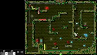 Fireboy and Watergirl 1 Level 4 any% 2 player speedrun in 14 seconds