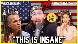 Liberal Teachers vs Conservative Parents | Middle Ground | Hasanabi Reacts