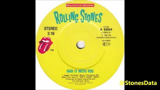 ROLLING STONES Had It With You (alternate take, unreleased, 1985)