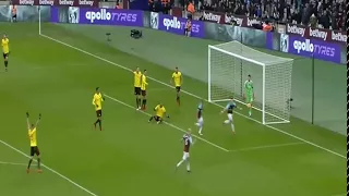 Chicarito Goal - WES vs WAT 1-0 - 10/02/2018