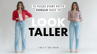 10 Pieces Every Girl Should Have To Look Taller | Petite Tips