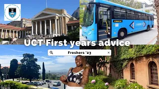 Advice for first years | things I wish I knew before coming to UCT