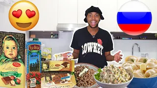TRYING RUSSIAN FOOD FOR THE FIRST TIME * BEAUTIFUL* (ASMR)