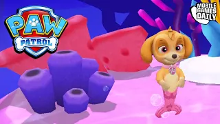 PAW PATROL RESCUE WORLD Mer Pup Skye Coral Reef (New Update Gameplay)