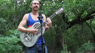 Slide Guitar Cover - "Honky Tonk Woman" feat Backyard Pickin'