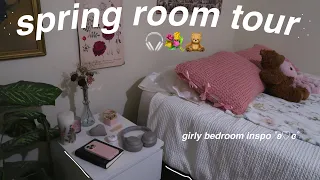 SPRING ROOM TOUR 🎧🎀 | aesthetic + girly room inspo 2023 ˚ ༘♡ ⋆｡˚
