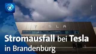 Stromausfall im Tesla-Werk in Brandenburg – Polizei geht von Brandanschlag aus