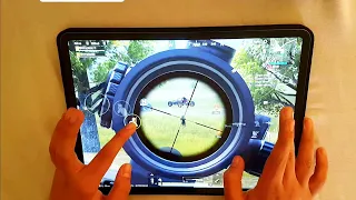 IPAD PRO 90 FPS PUBG MOBILE HANDCAM GAMEPLAY 7-FINGERS CLAW WITHOUT GYRO