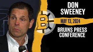 Bruins' GM Don Sweeney Discusses NHL Officiating In Playoffs, Brad Marchand's Injury