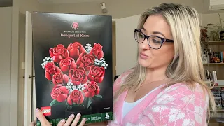 LEGO Icons Bouquet of Roses | unboxing + Build