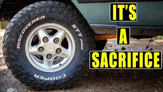 Large Tires On An Old Land Rover | Are They Worth It?