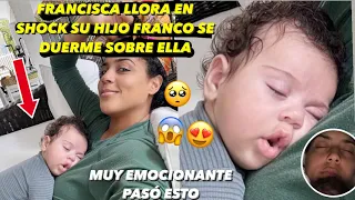 Francisca Lachapel llora En Shock Su Segundo Hijo Franco Se Duerme Sobre Ella y Pasó Esto 😱😍