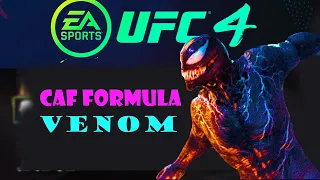 CAF FORMULA VENOM -How to make VENOM  UFC 4- Subscribe to the channel✔ (EA Sports UFC 4)  PS 5 PS 4