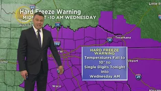 Hard Freeze Warning Until 10AM