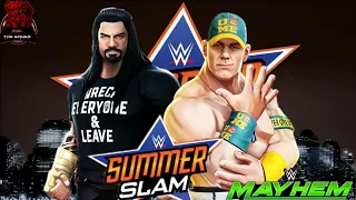 John Cena VS Roman Reigns 2021 || WWE MAYHEM || RiskTheGamer