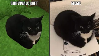 Survivalcraft VS Memes - Maxwell cat