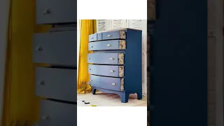 How to Decoupage on painted furniture drawers