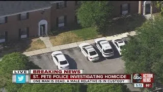 Homicide under investigation in St. Petersburg