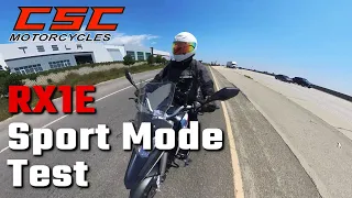 RX1E vs LA Traffic: Can This Electric Motorcycle Keep Up in Sport Mode?