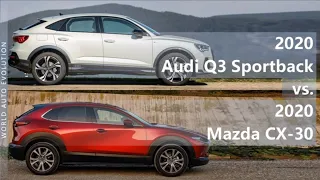 2020 Audi Q3 Sportback vs 2020 Mazda CX-30 (technical comparison)