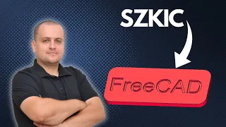 Wklęsły Tekst i Zmiana Tekstu na SZKIC - FreeCAD Tutorial