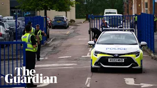 Gloucestershire police say teenager arrested after teacher stabbed in school