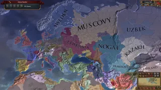 EU4 FORMİNG RUSSİA (TİMELAPSE)