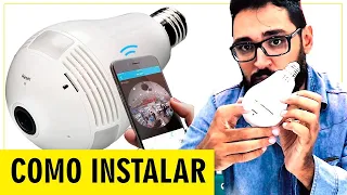 COMO INSTALAR CAMERA V380 VR CAM 360º - Review