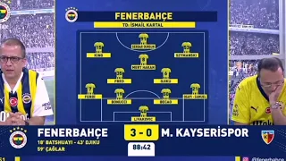 Fenerbahçe-Kayserispor Fbtv Karagümrük-Galatasaray gollerine tepki😂 #fbtv #fenerbahçe #kayserispor