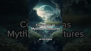 Countries as Mythical Creatures! #ai #aiart #midjourney #mythical #mythology #creature #country