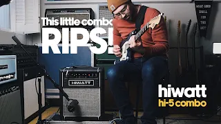 A bedroom amp that RIPS! | Hiwatt Hi-5 Combo Amp | Clean & Dirty Sounds w/ Treetone Guitars Stella