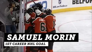 'Best moment of my life' - Samuel Morin scores his 1st career NHL goal | NBC Sports Philadelphia