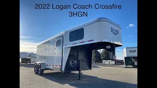 2022 Logan Coach Crossfire 3 Horse Gooseneck