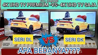 FULL COMPARE - SHARP DL Series UHD TV PREMIUM vs DK Series UHD TV Apa Bedanya nih???