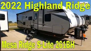 Is the NEW 2022 Highland Ridge Mesa Ridge S-Lite 261BH Ideal For You?