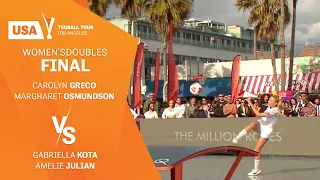 USA Teqball Tour - Los Angeles⎮Women's Doubles Final⎮C.Greco M.Osmundson vs A.Julian G.Kota