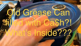 Ca$h found in a grease pail! What’s inside!?! Todays unboxing