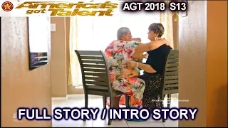 Christina Wells & Her Mom  FULL INTRO STORY QuarterFinals 3  America's Got Talent 2018 AGT