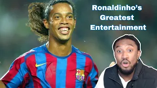 NOSTALGIC! Ronaldinho - Football's Greatest Entertainment REACTION!