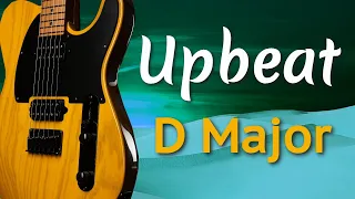 Upbeat Pop Rock Backing Track Jam in D Major (Ionian Mode)