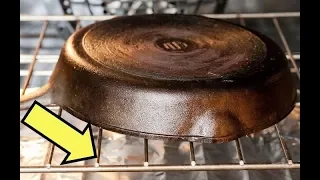 Зачем «запекать» пустую сковородку в духовке, и Как такой трюк поможет избежать лишних трат
