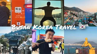 Korea Travel Vlog 🇰🇷 ~ Travel with me to Busan, South Korea in detail 🚆