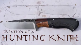 Custom Hunting Knife- Bladesmithing